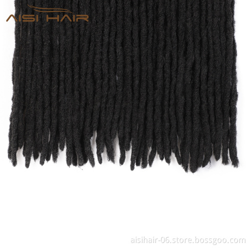 Aisi Hair Dreadlocks Crochet Braids Soft Goddess Faux Locs Crochet Hair Synthetic Braiding Hair Extension For Black Women